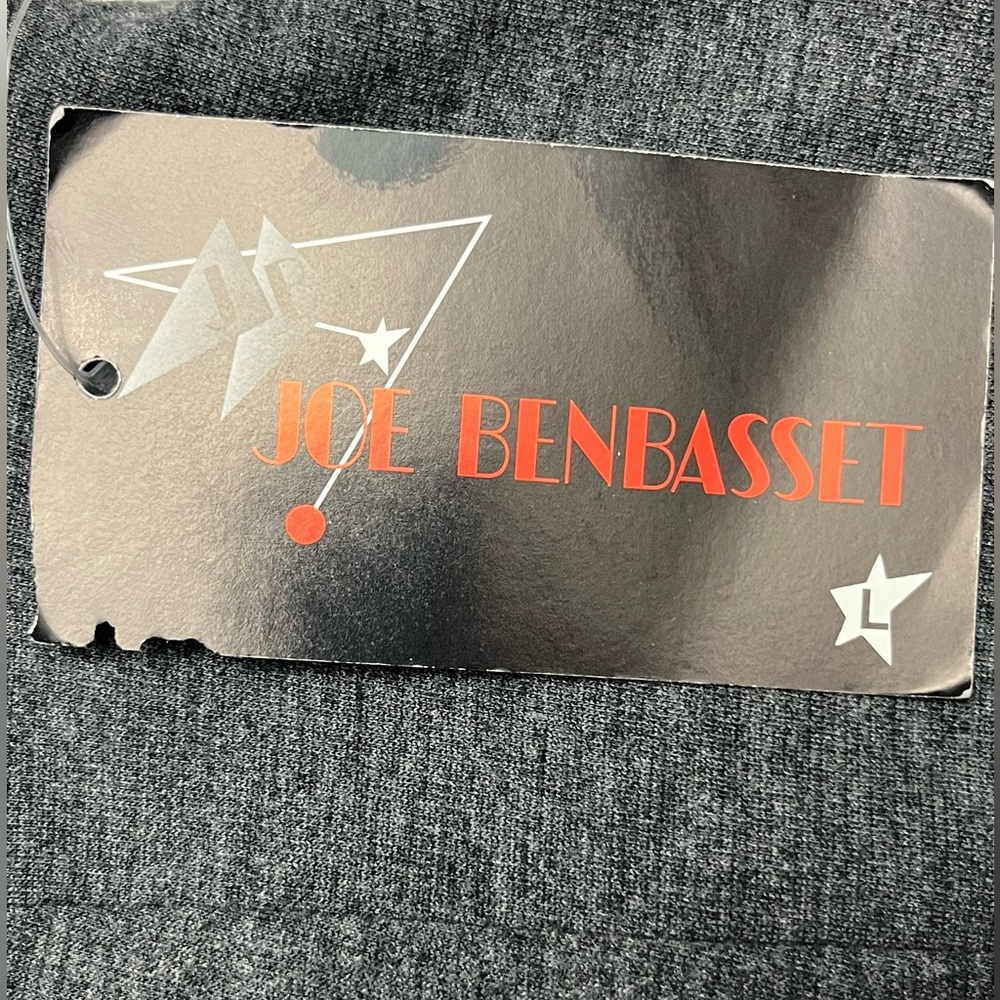 Vintage JB Joe Benbasset Gray Pencil Midi Skirt Sz L NEW WITH TAGS Front Slit - Picture 4 of 10